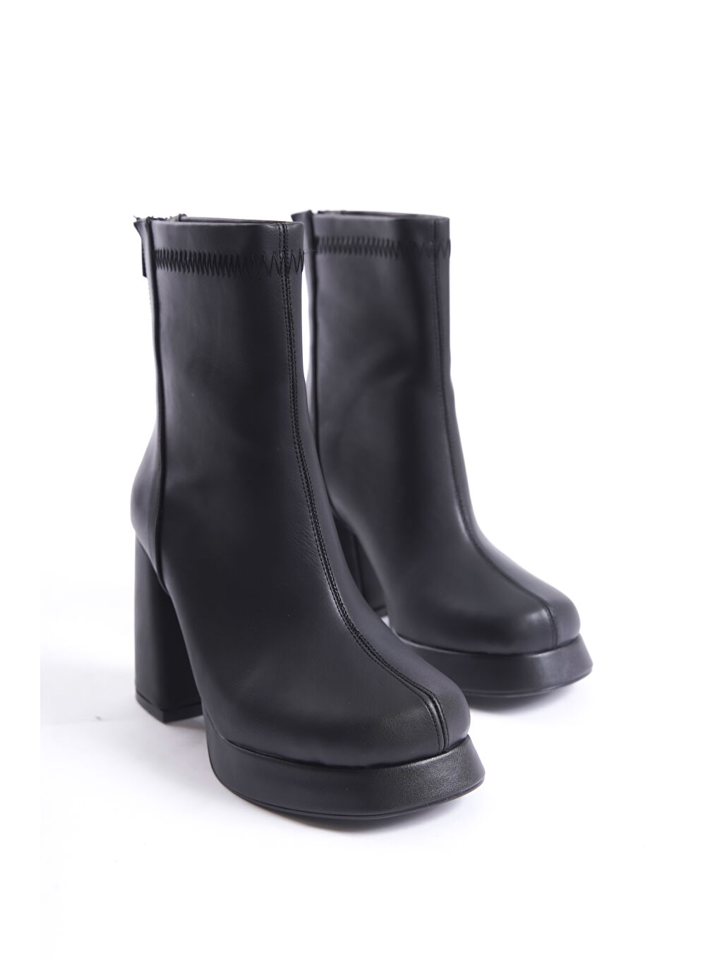 Siyah Mila Kadın Soğuk Geçirmez Kışlık Ortopedik Bot-2