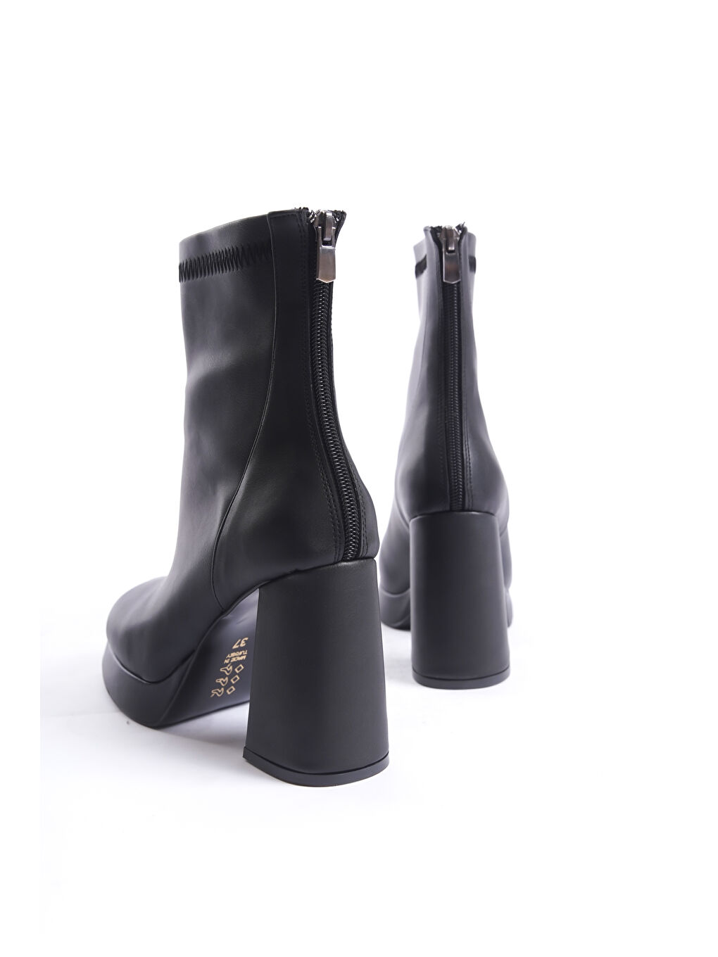 Siyah Mila Kadın Soğuk Geçirmez Kışlık Ortopedik Bot-3