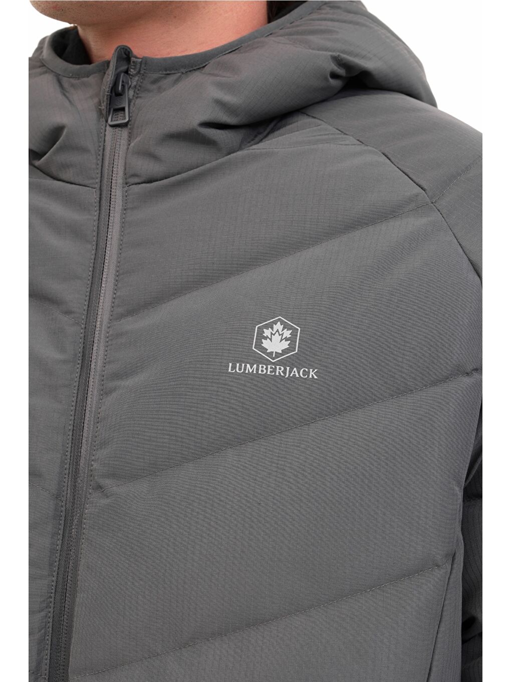 Gri ML ADALBERT COAT 5PR GRI Erkek Şişme Mont-3