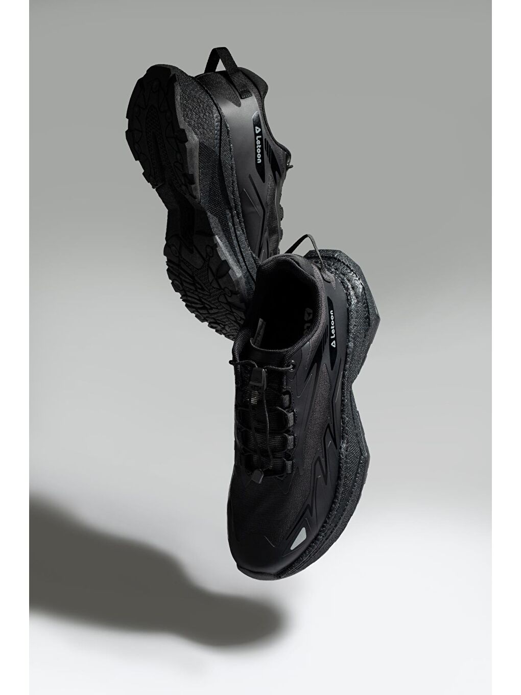 Siyah Nefes Alabilen, Konforlu Günlük Sneaker-6