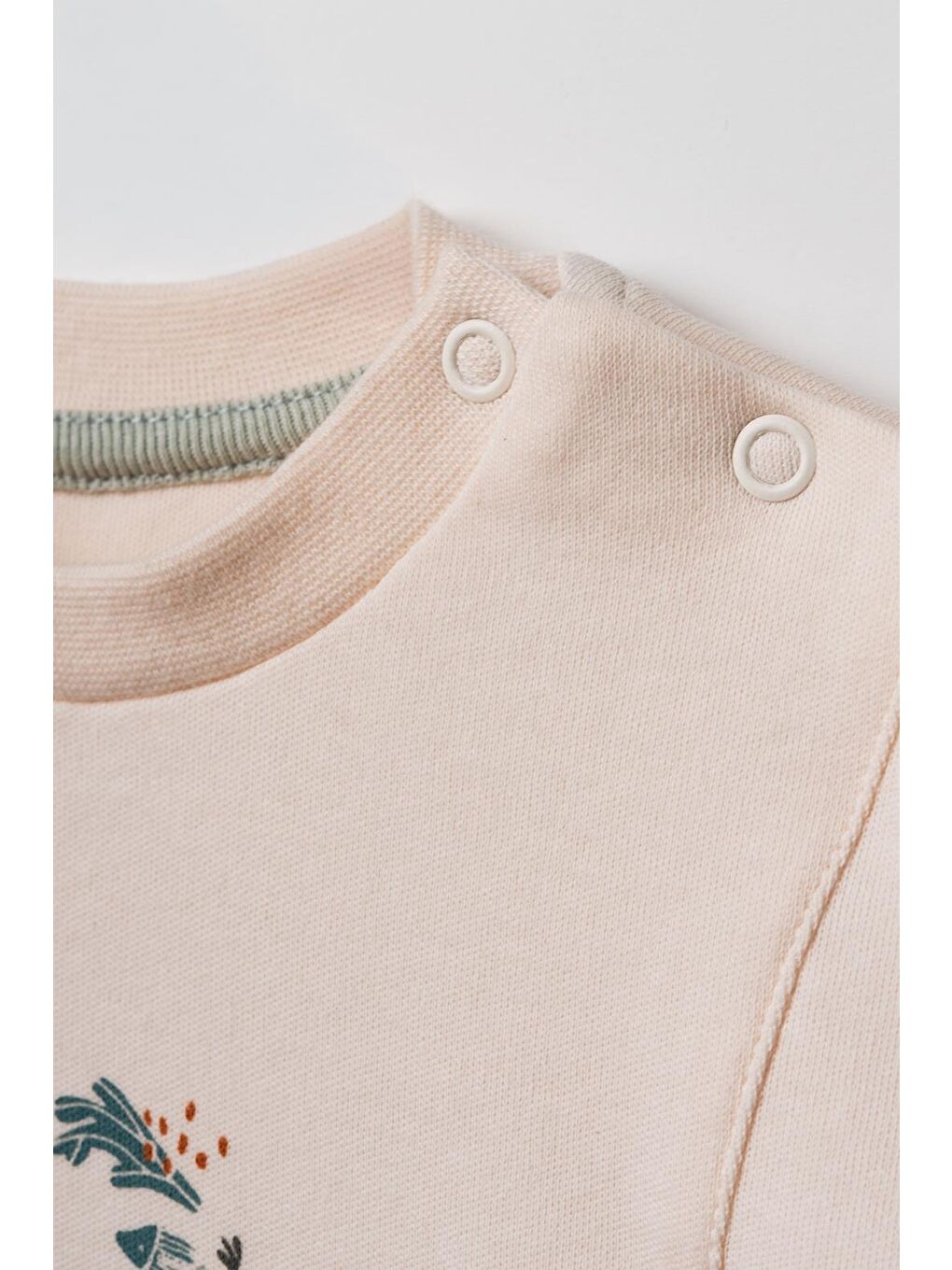 Turkuaz Bebek Alt Üst Takım %100 Organik Pamuk , Bebek - Yenidoğan- csy8214-2