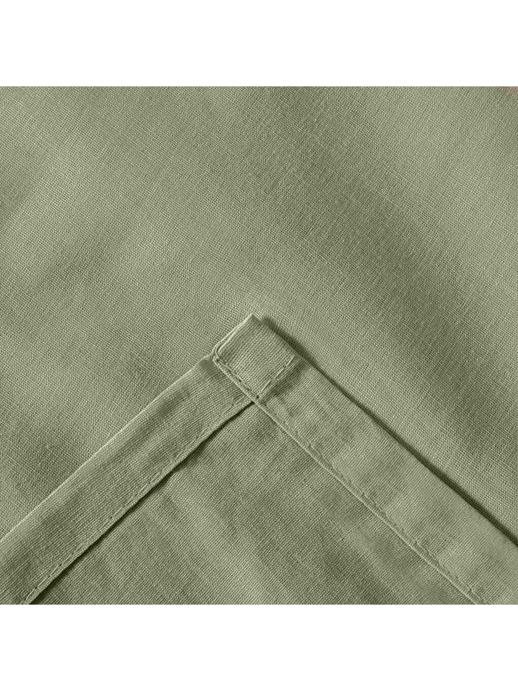 Soft Çift Kişilik Çarşaf - Yeşil - 240x260 cm-2