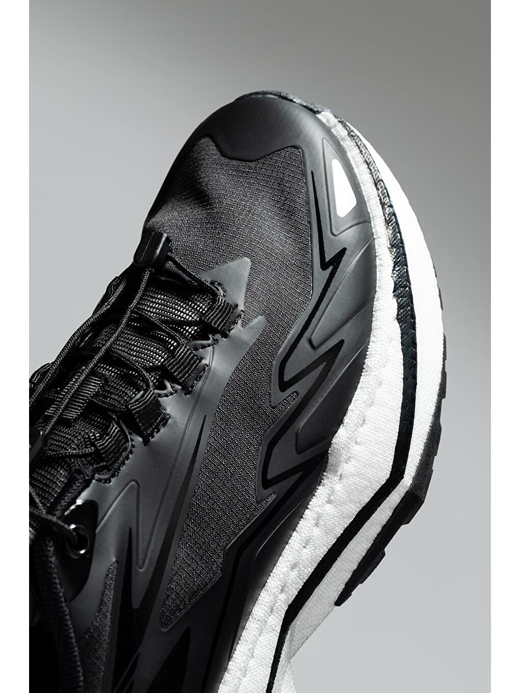 Siyah Nefes Alabilen, Konforlu Günlük Sneaker-3