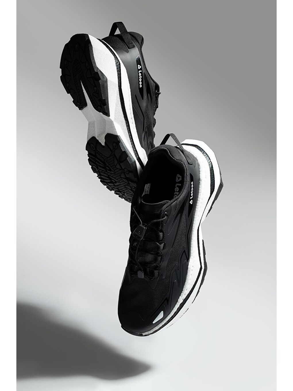 Siyah Nefes Alabilen, Konforlu Günlük Sneaker-6