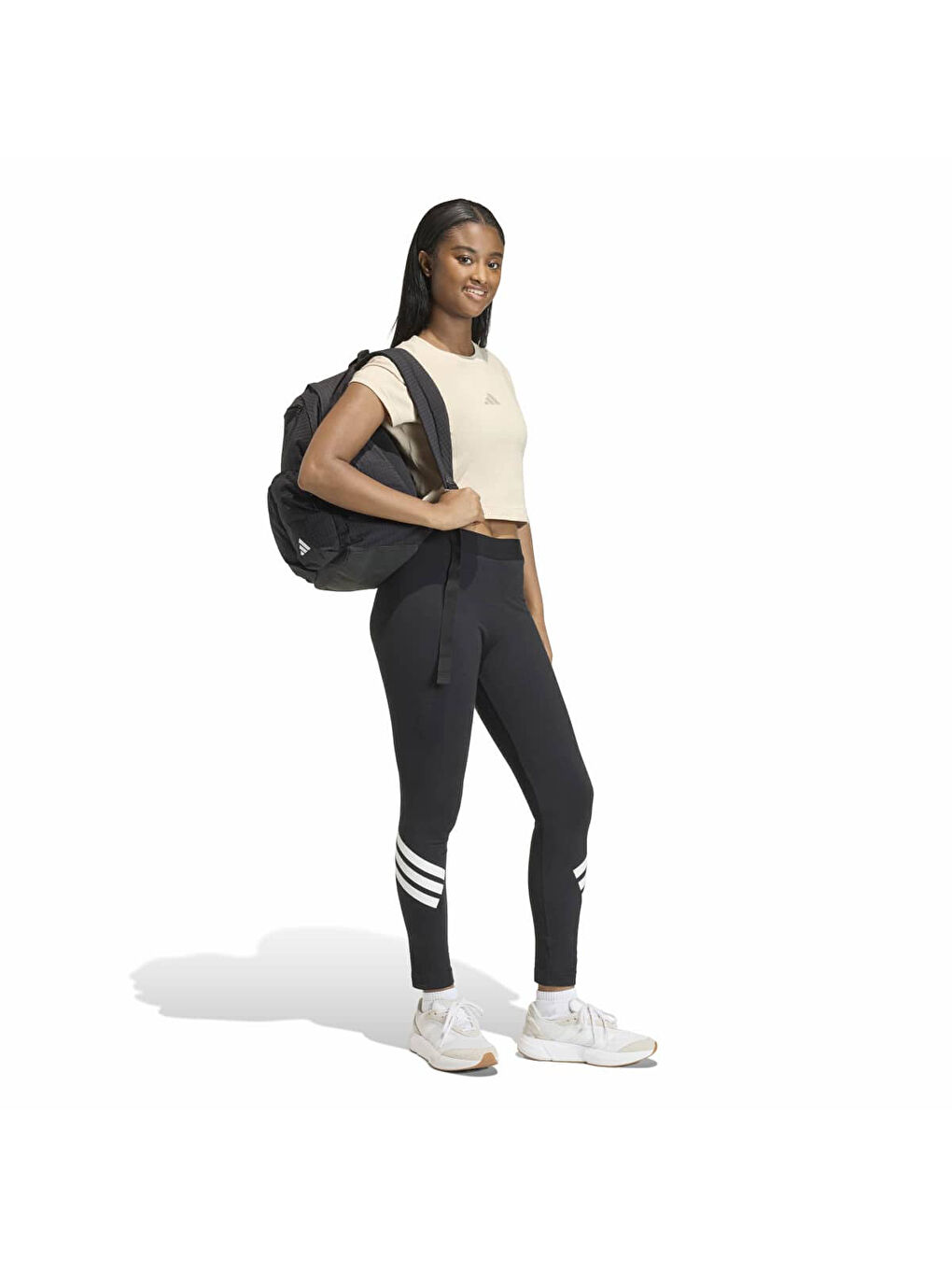 Future Icons Small Logo Baby Kadın Sarı Yuvarlak Yaka Tişört-3