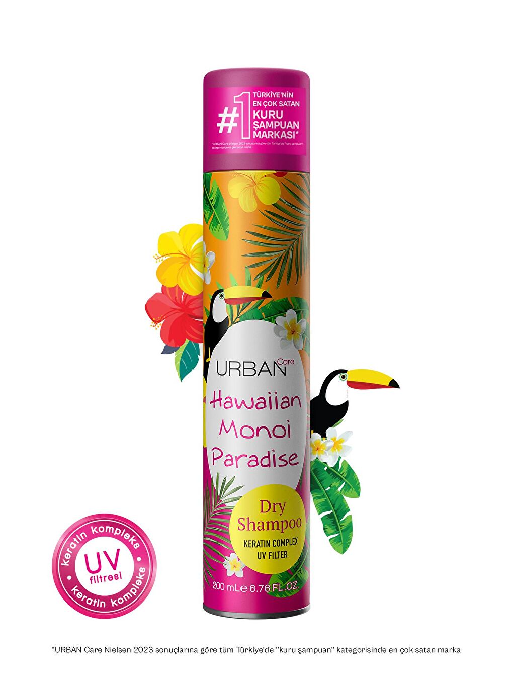 Urban Care Hawaiian Monoi Paradise Kuru Şampuan 200 ml-Vegan - 2