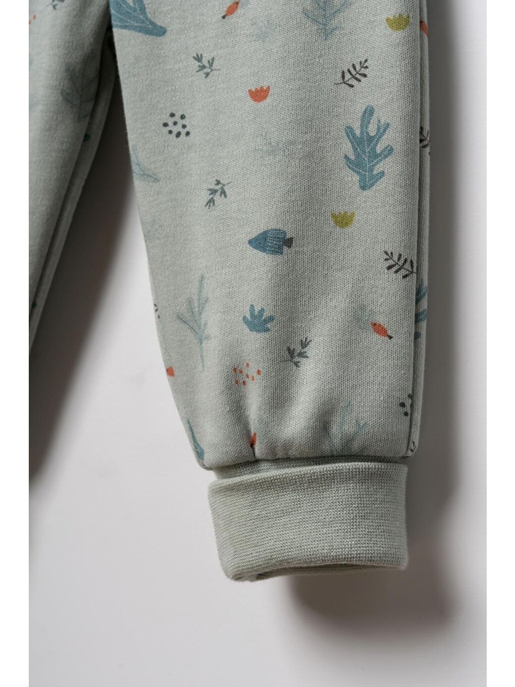 Turkuaz Bebek Alt Üst Takım %100 Organik Pamuk , Bebek - Yenidoğan- csy8214-5