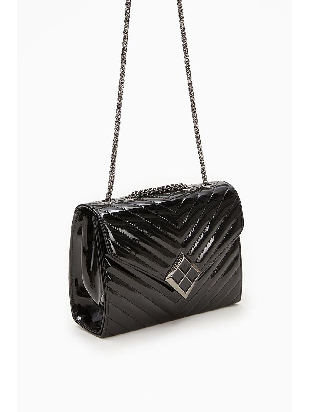 Siyah Rugan Kadın Omuz Çantası 930076-1