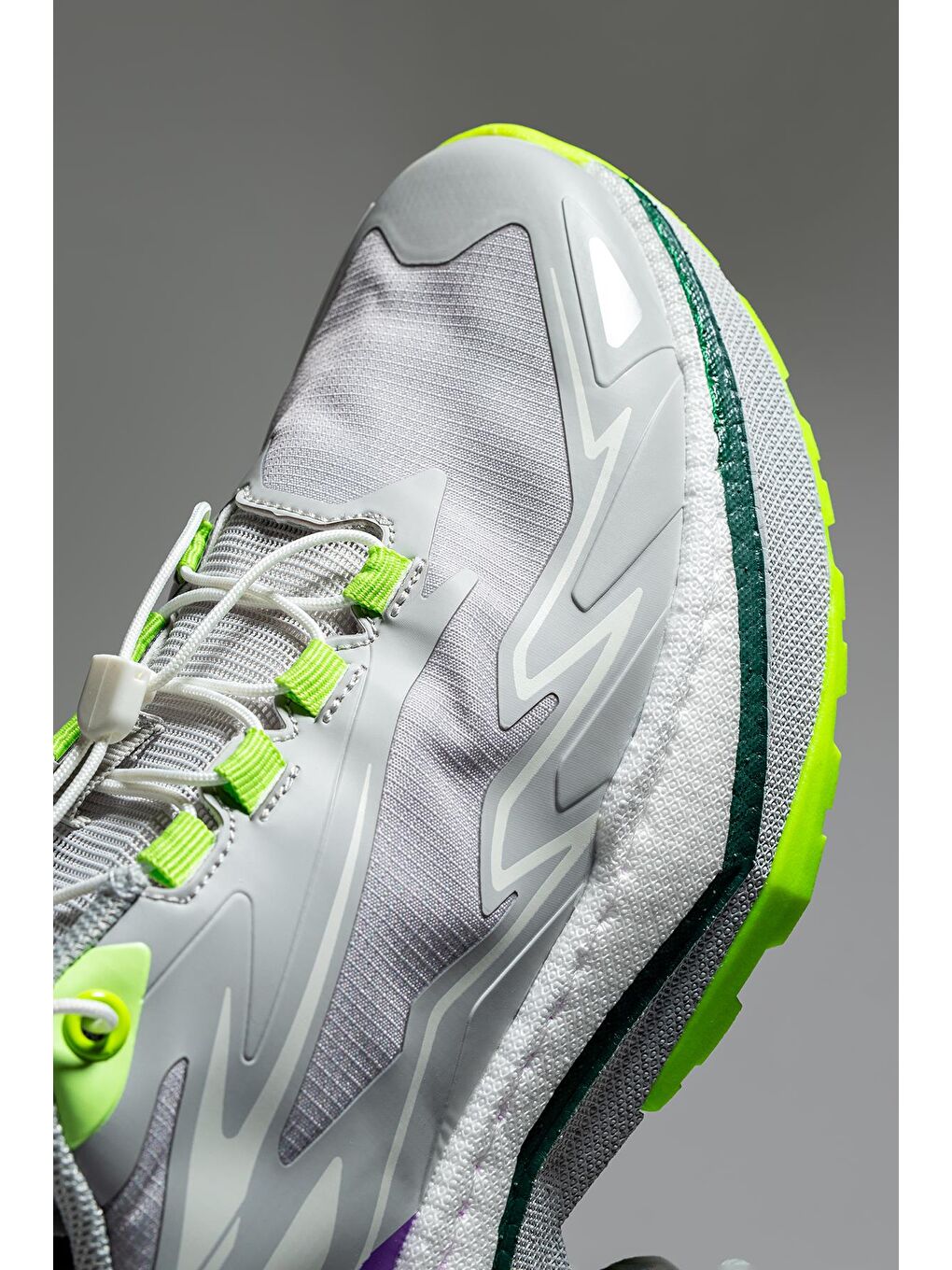 Gri Nefes Alabilen, Konforlu Günlük Sneaker-3