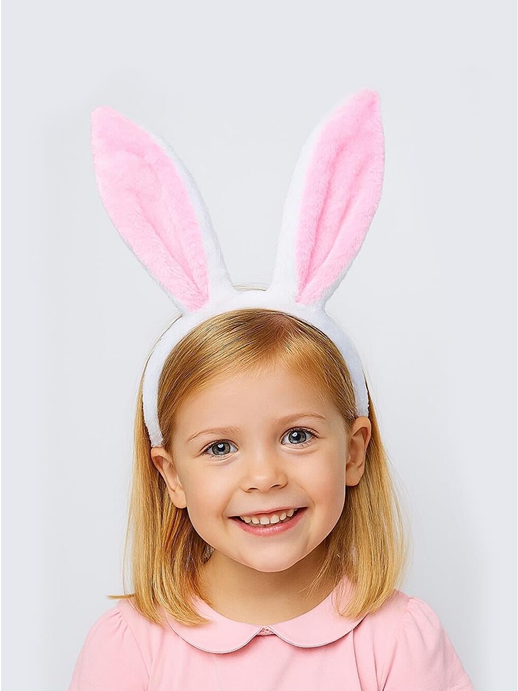 Beyaz Tavşan Kulaklı Taç Parti Kostüm Aksesuarı