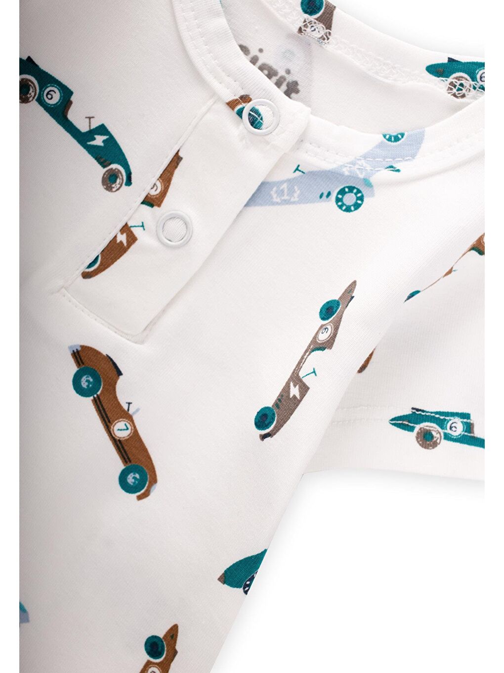 İndigo Erkek Çocuk Desenli Takım-2