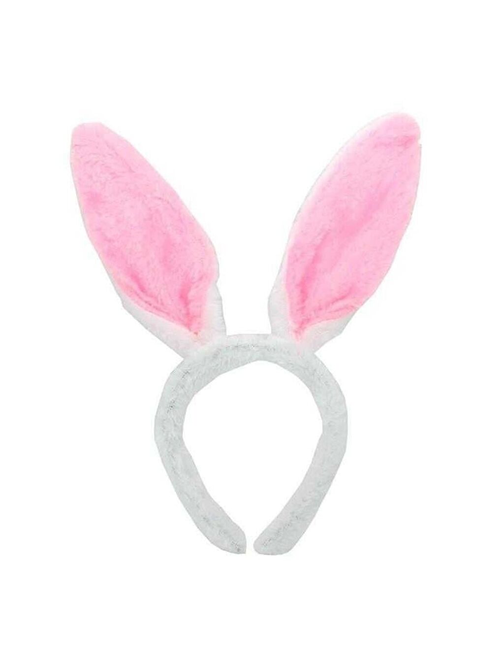 Beyaz Tavşan Kulaklı Taç Parti Kostüm Aksesuarı-2