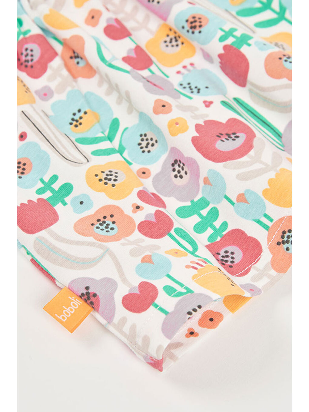 Karışık Çiçek Desenli Elbise 6-24 Ay Çok Renkli-4