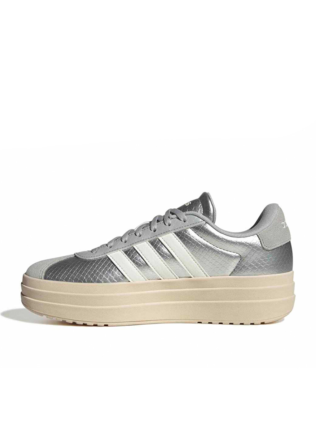 Gri VL Court Bold Kadın Gümüş Sneaker-1