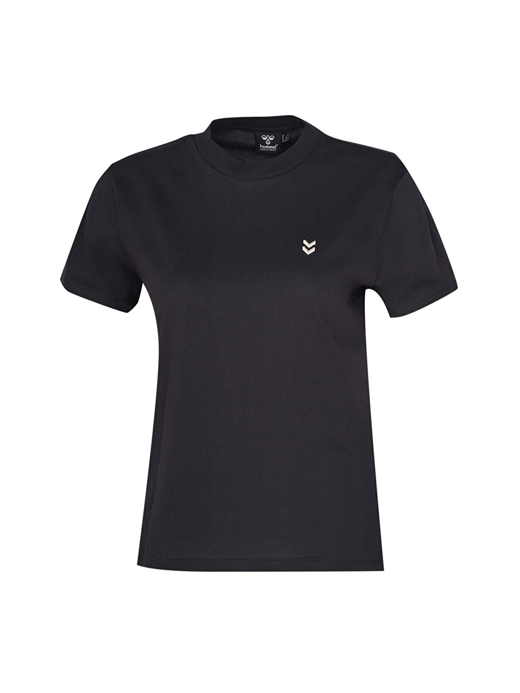 T-Mt Pulse Co Regular Kadın Siyah Yuvarlak Yaka Tişört