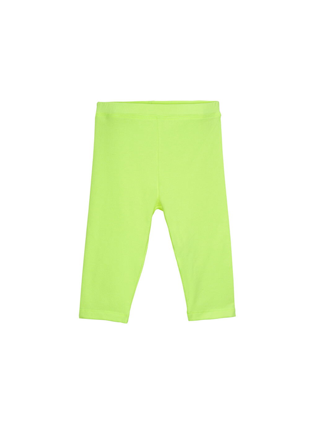 Siyah Neon Sarı Kız Çocuk Basic Kapri