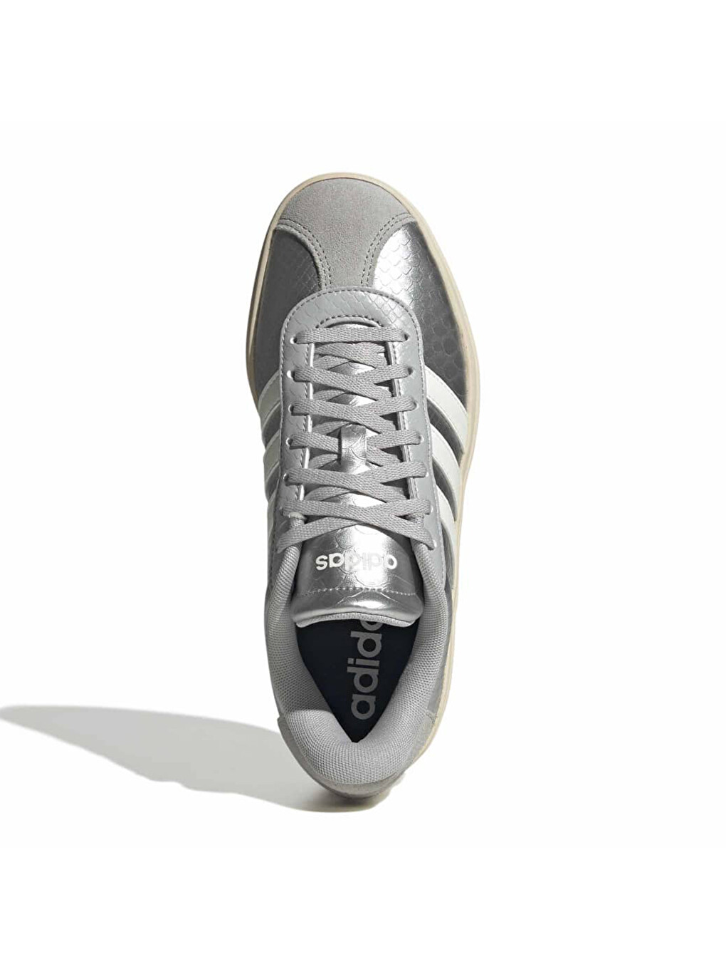 Gri VL Court Bold Kadın Gümüş Sneaker-2
