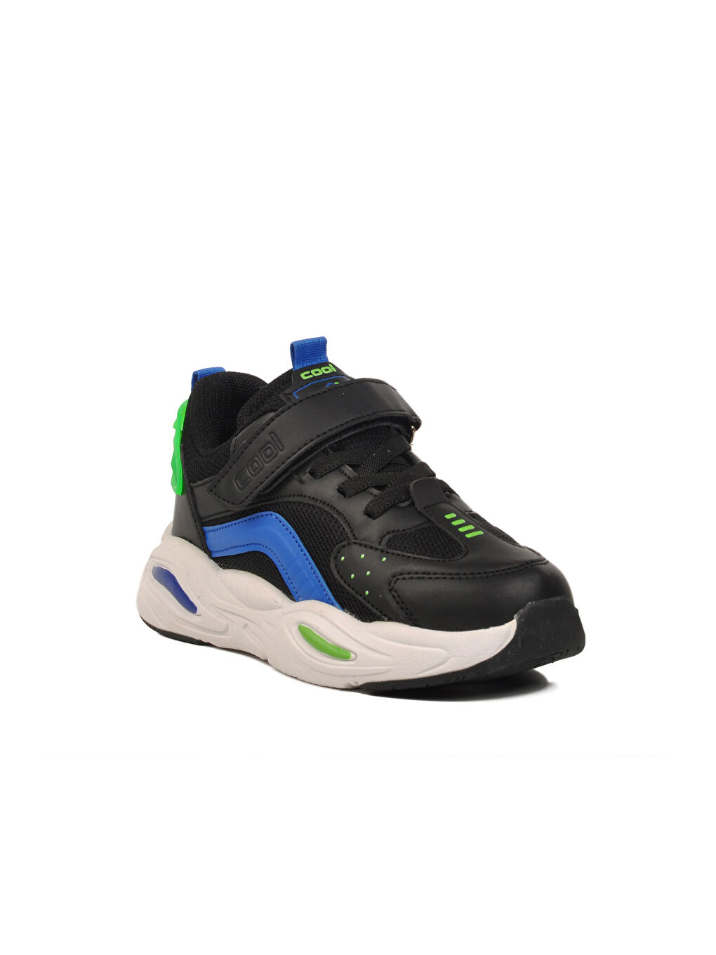 Siyah Cırtlı Unisex Çocuk Spor Ayakkabı Toti F-2