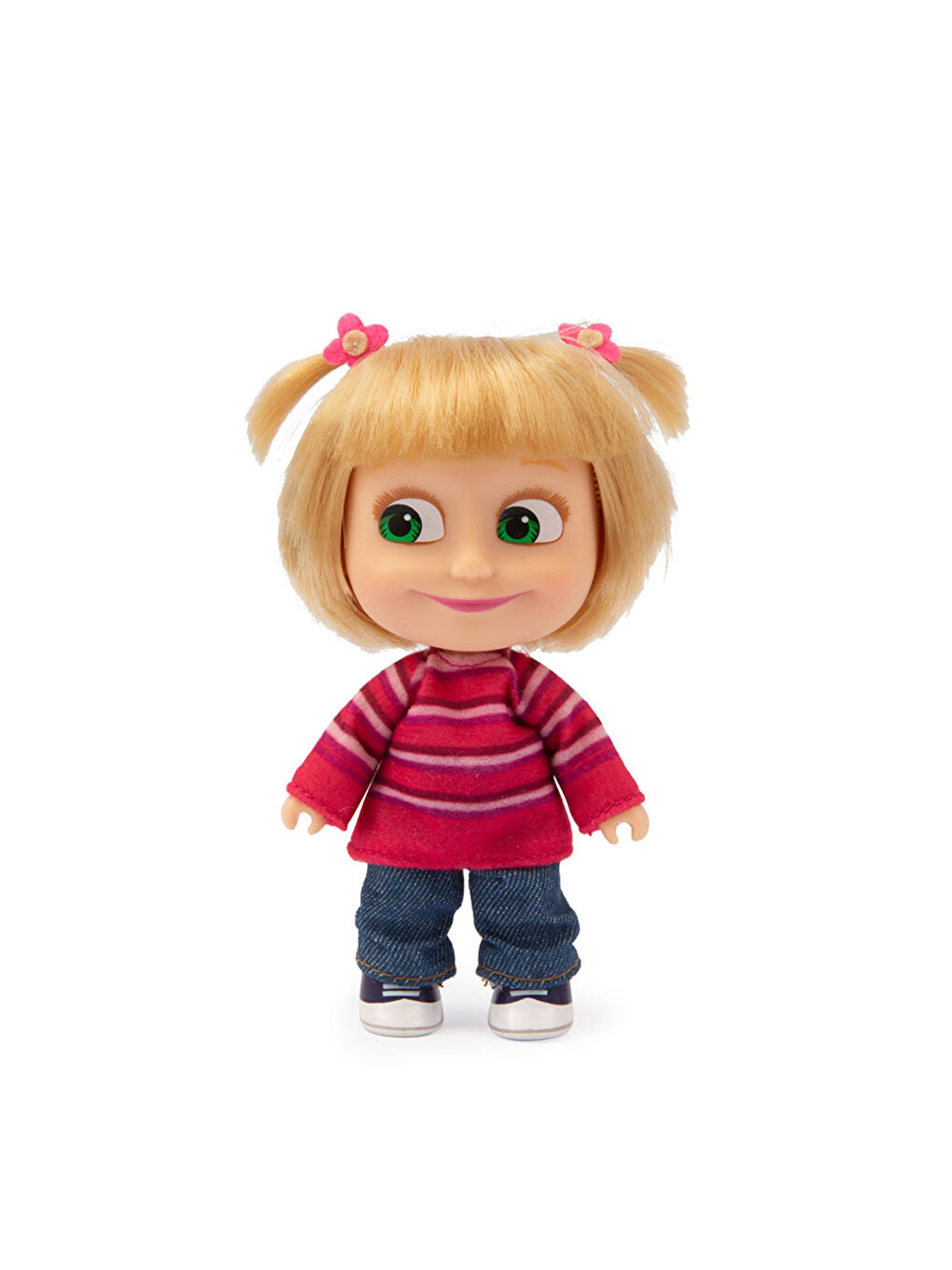 Masha ile Koca Ayı 12 cm Bebek S2 Pembe Kazaklı Masha MHA26000-3