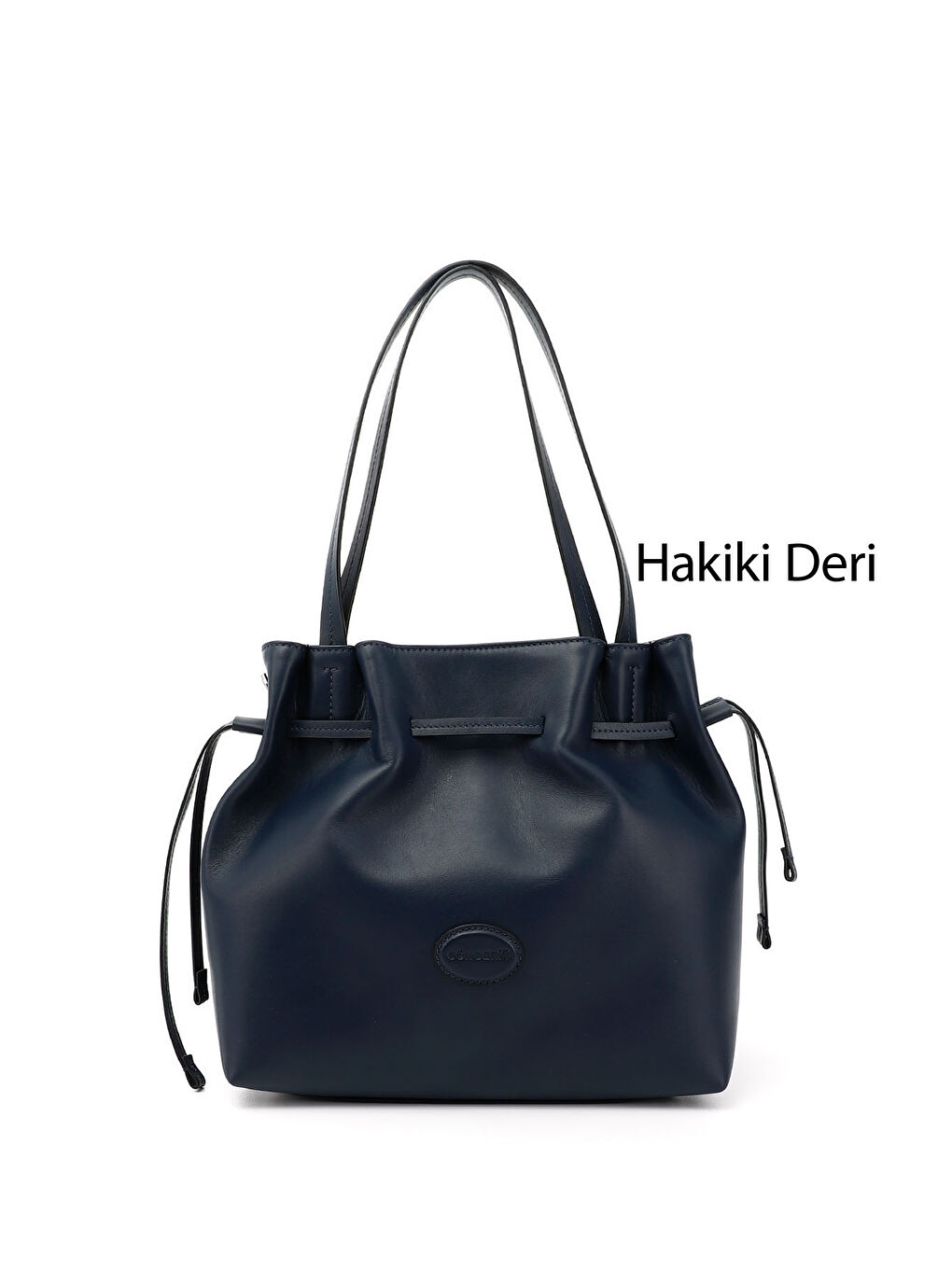Lacivert Kadın İNDİGO LACİVERT Hakiki Deri El ve Omuz Çantası