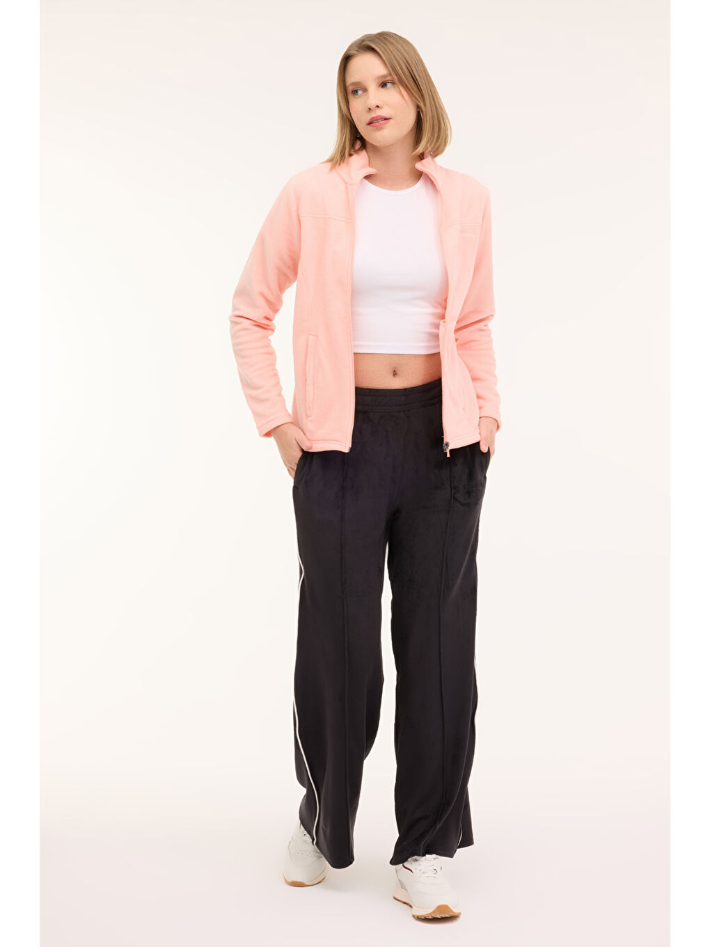 Pembe WB POLAR 7SN158 4PR Somon Kadın Polar-2