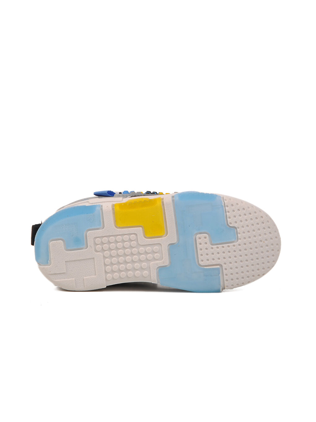 Ayakmod Siyah Beyaz Cırtlı Unisex Çocuk Spor Ayakkabı Legos P - 4