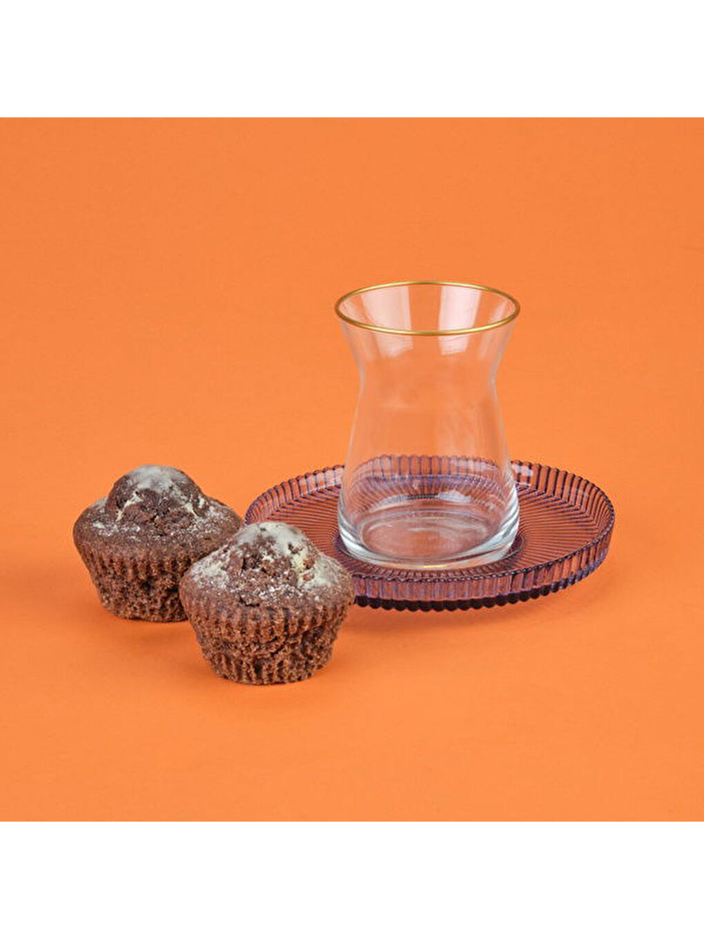 Kitchen 6'lı Çay Tabağı - Mavi - 12 cm-2