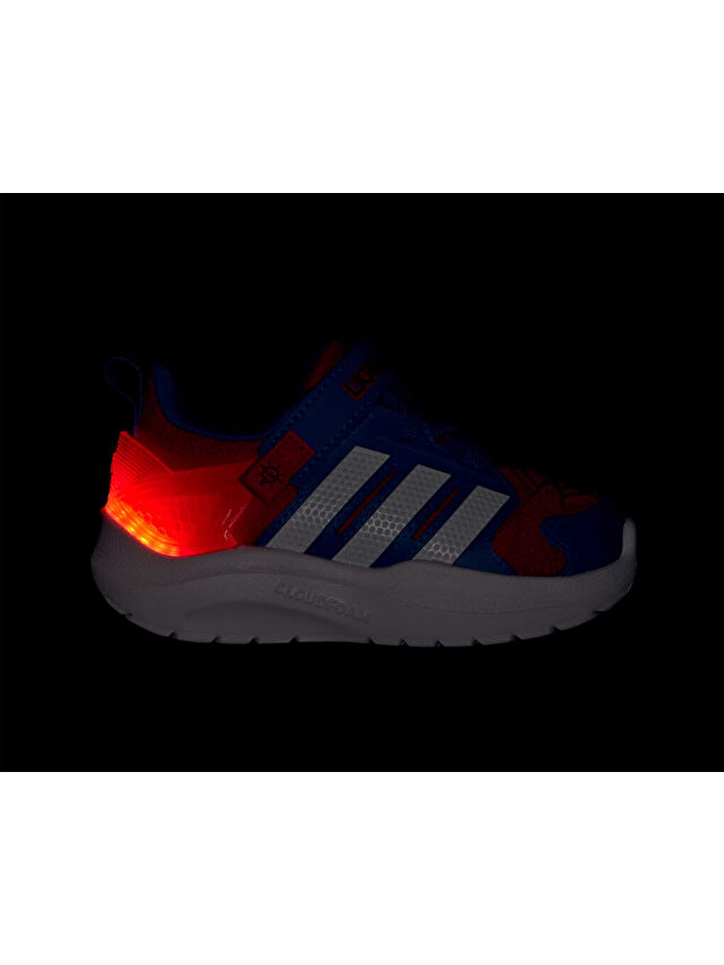 Lightorama Rnr Spid Bebek Günlük Işıklı Ayakkabı Hq9191 Kırmızı-8