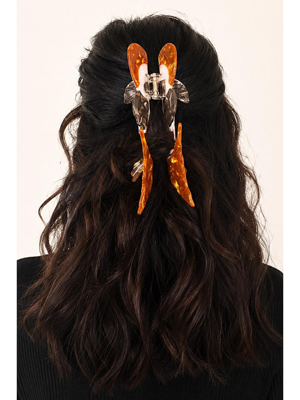 Kahverengi Koi Fish Asetat Mandal Toka 13 Cm-8