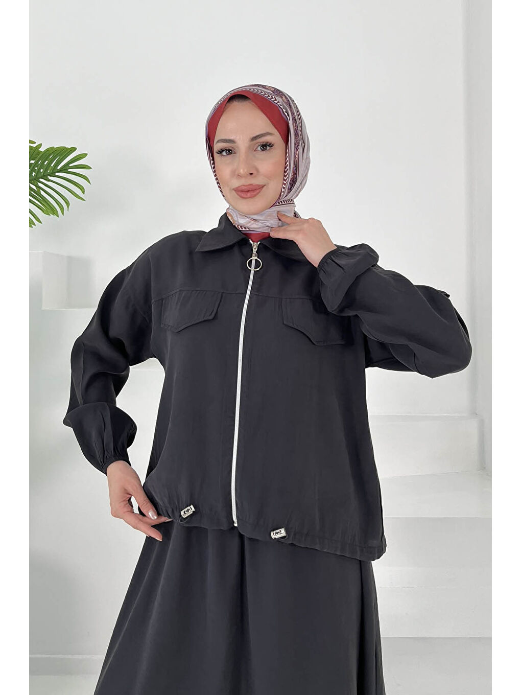 Lastikli Etekli Takım Siyah - 27011-2