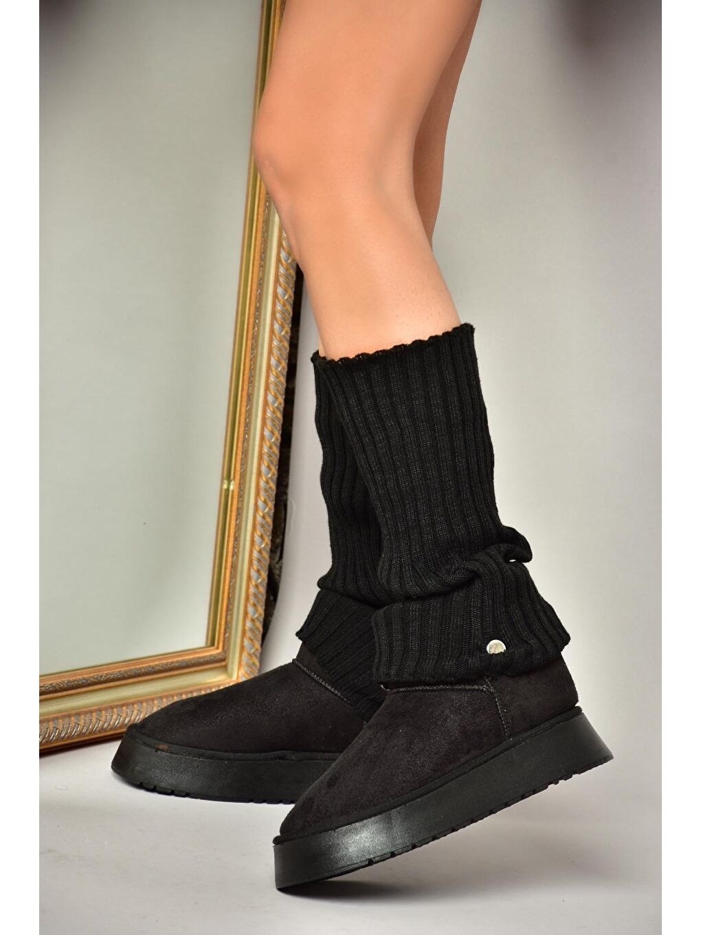 T918548102 Siyah Kadın Bot-3