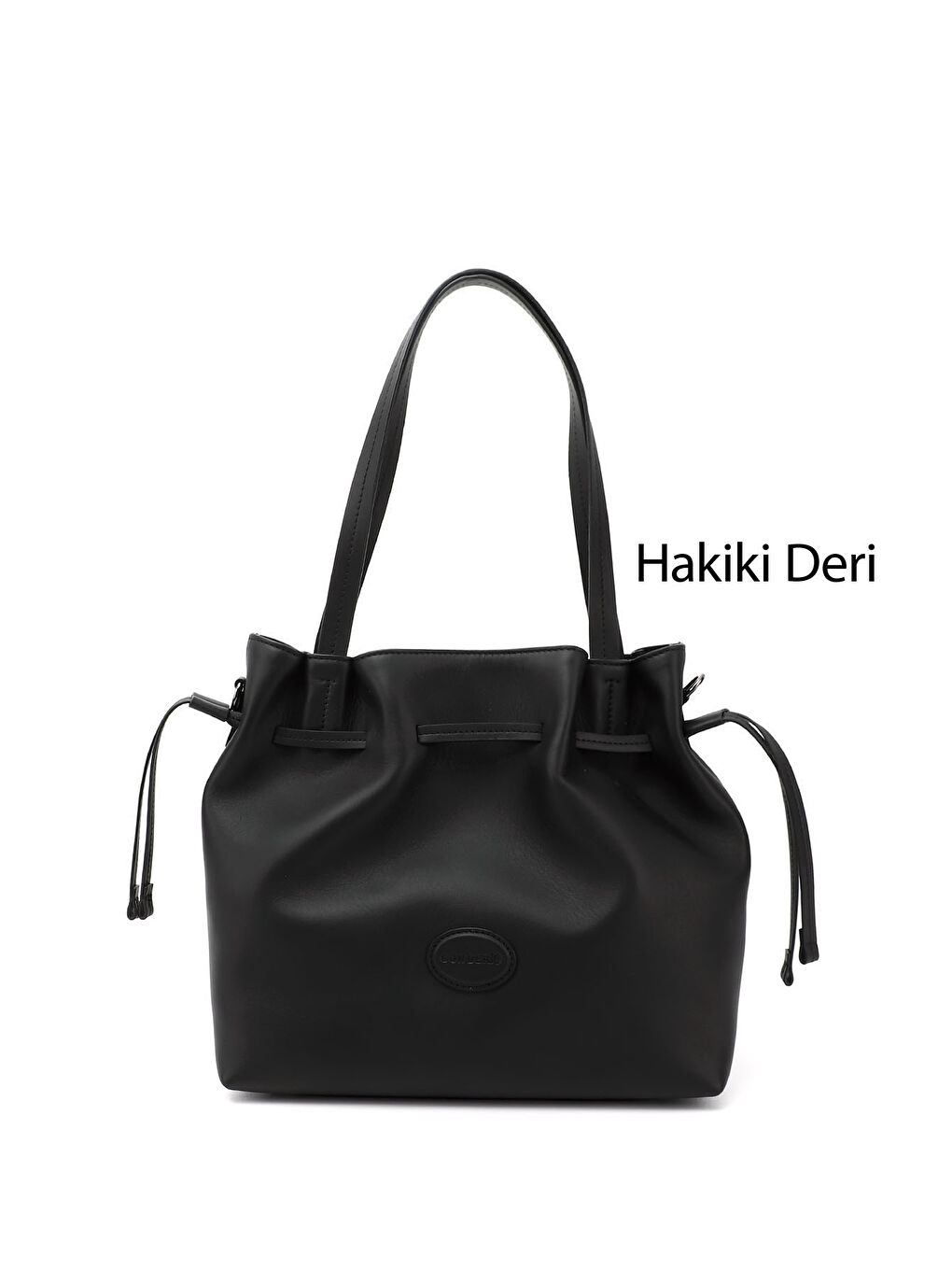 Mor Kadın ZÜMRÜT-SİYAH Hakiki Deri El ve Omuz Çantası