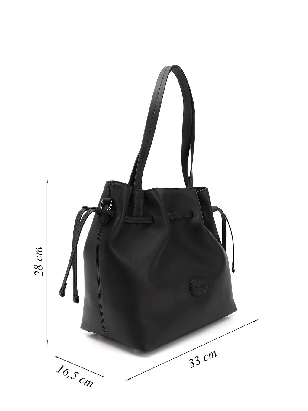 Mor Kadın ZÜMRÜT-SİYAH Hakiki Deri El ve Omuz Çantası-1