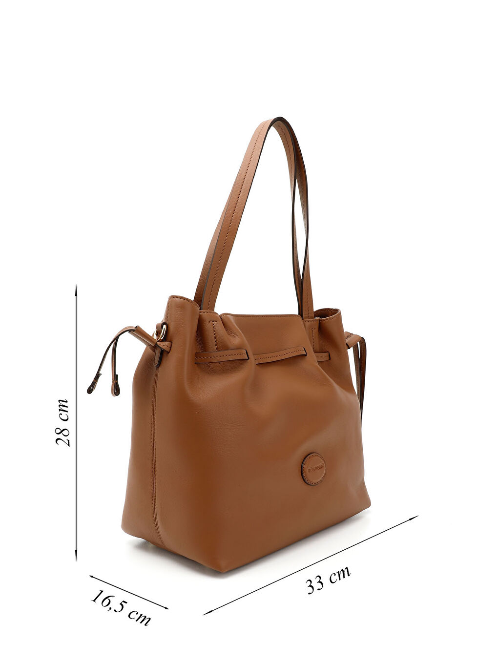 Kadın HAKİ-TABA Hakiki Deri El ve Omuz Çantası-1