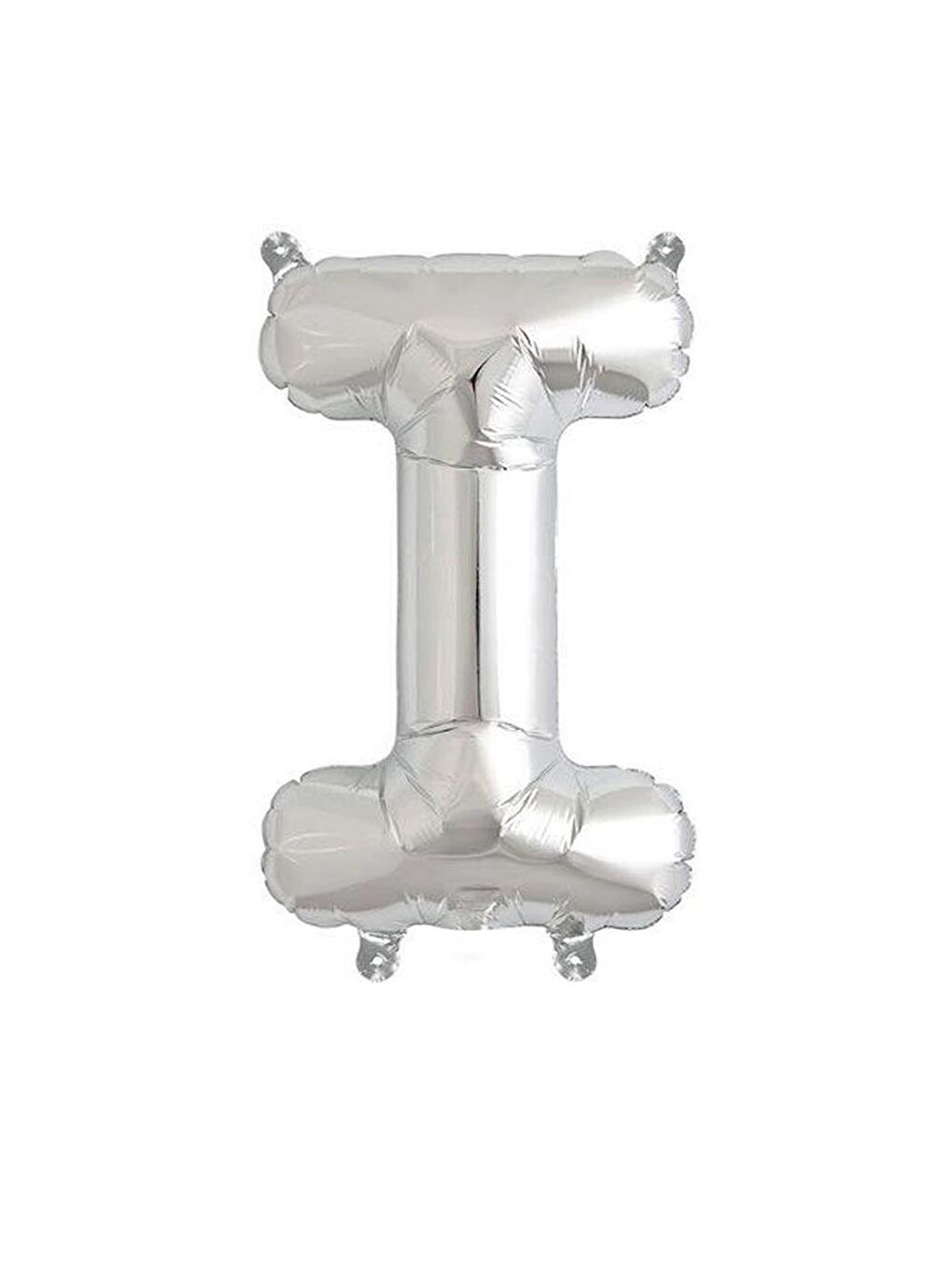 Gri Harf Folyo Balon I Harfi Gümüş Renk 76 Cm-1