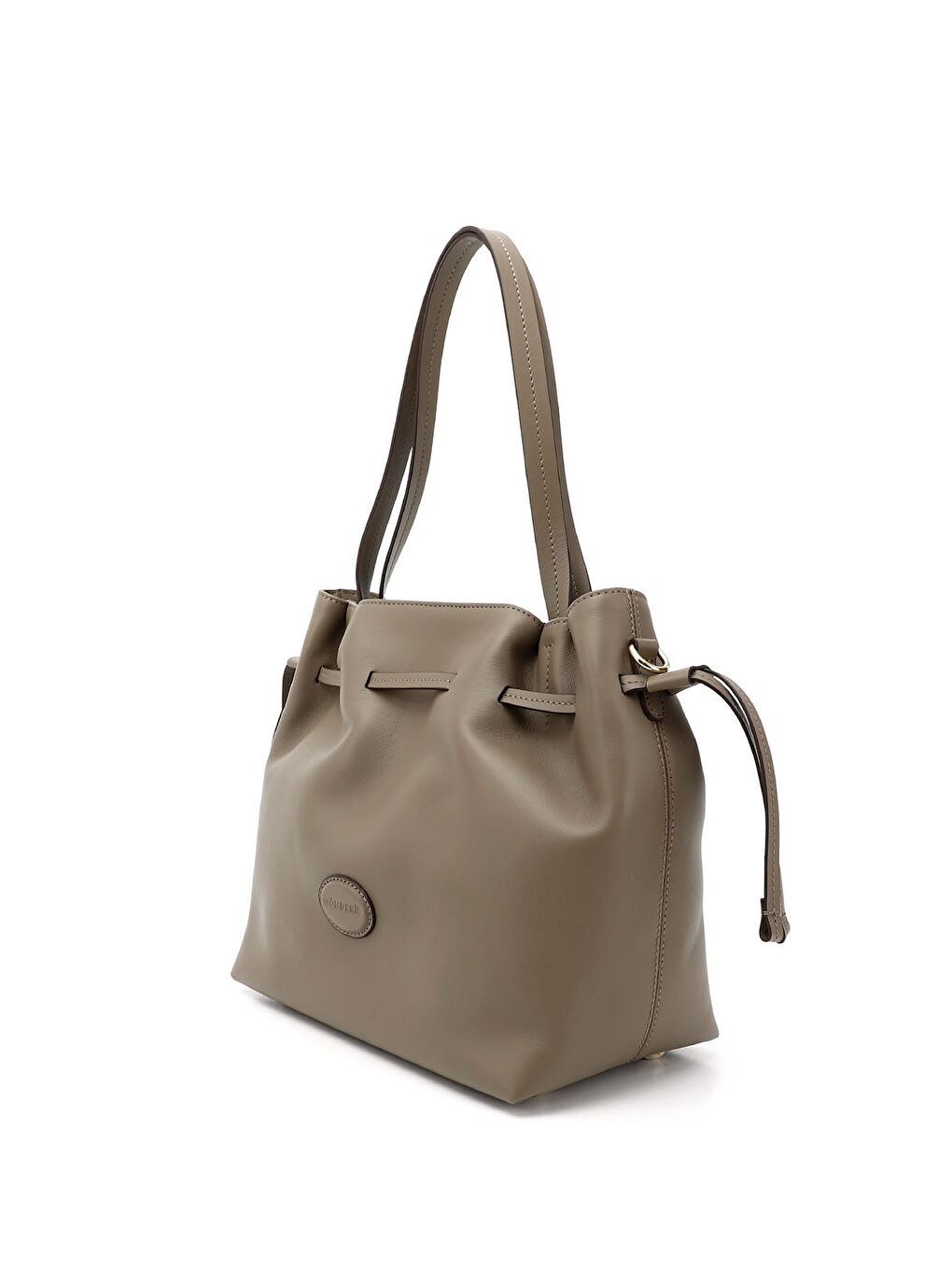 Bej Kadın BEJ-VİZON Hakiki Deri El ve Omuz Çantası-2