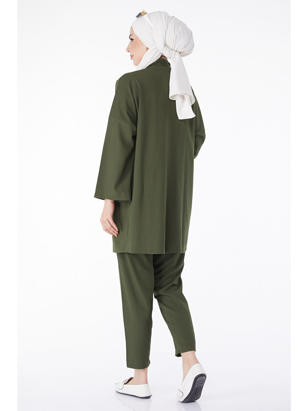 Hırka Pantolon İkili Takım Haki - 27115-4