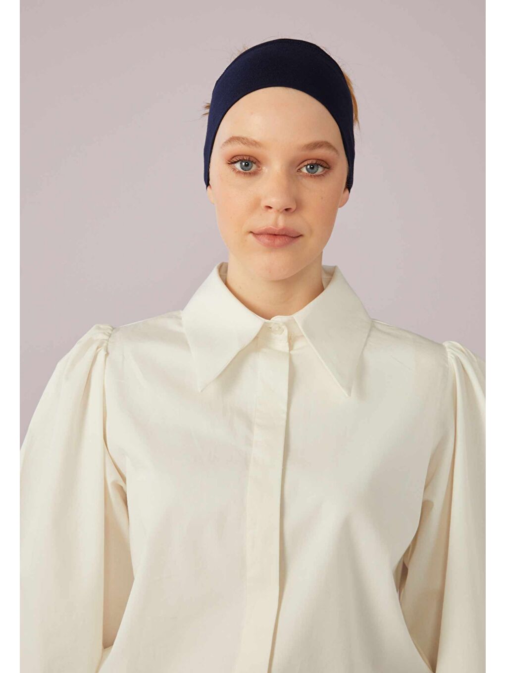 Silikonlu Bandana Lacivert