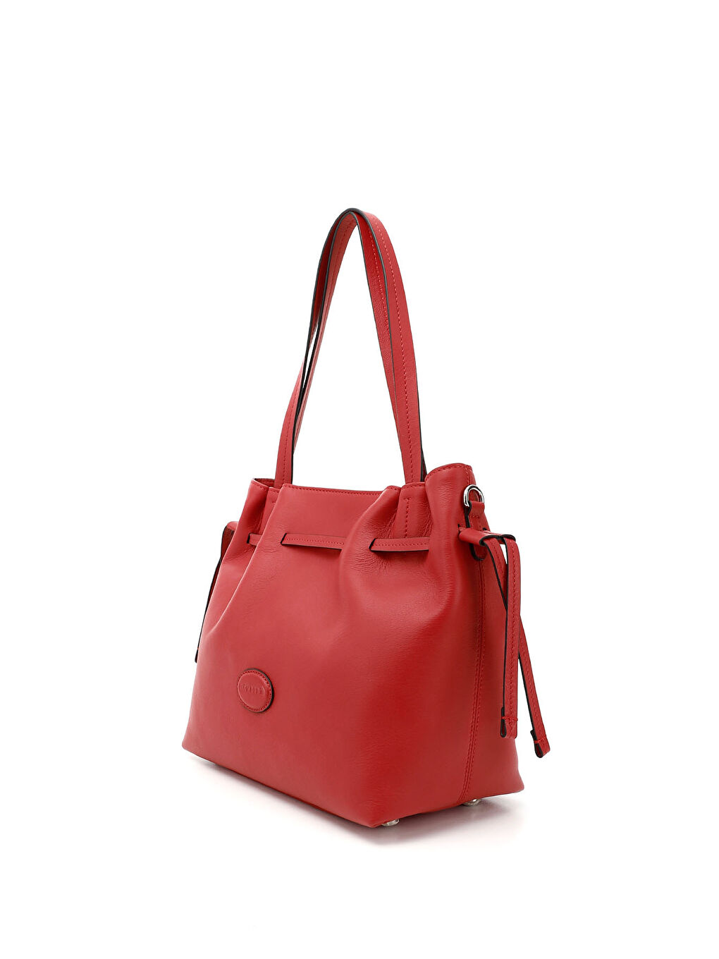 Kırmızı Kadın KIRMIZI Hakiki Deri El ve Omuz Çantası-2