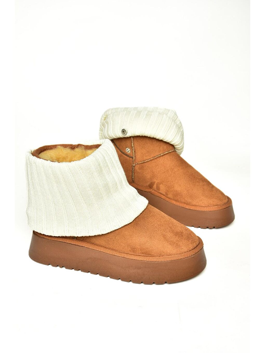 Kahverengi T918548102 Taba/Bej Kadın Bot-5