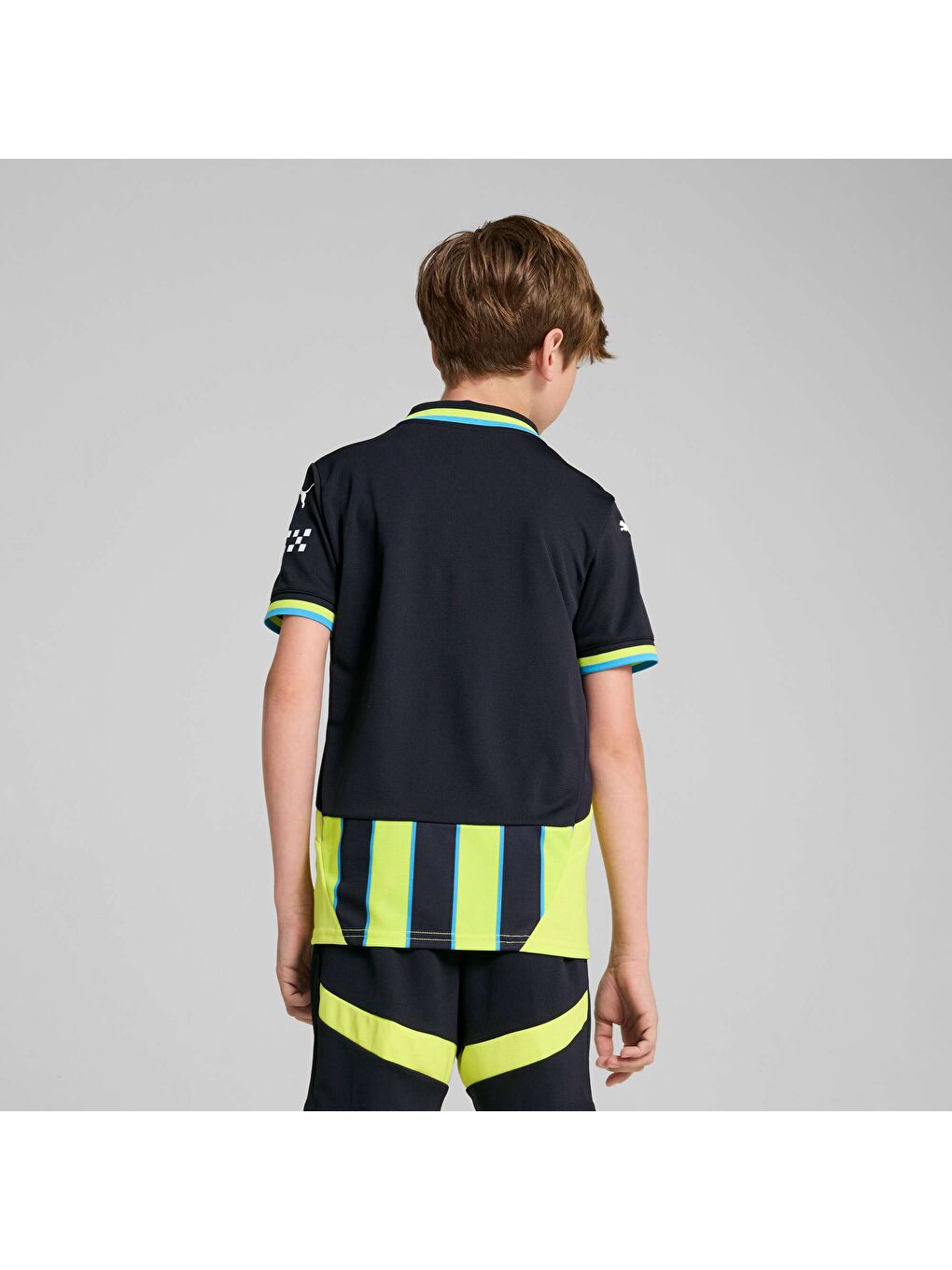 Lacivert Manchester City 24/25 Genç Deplasman Forması-1