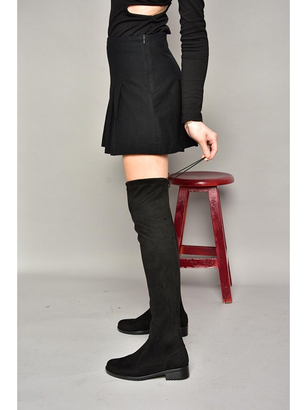 T726888802 Siyah Kadın Çizme