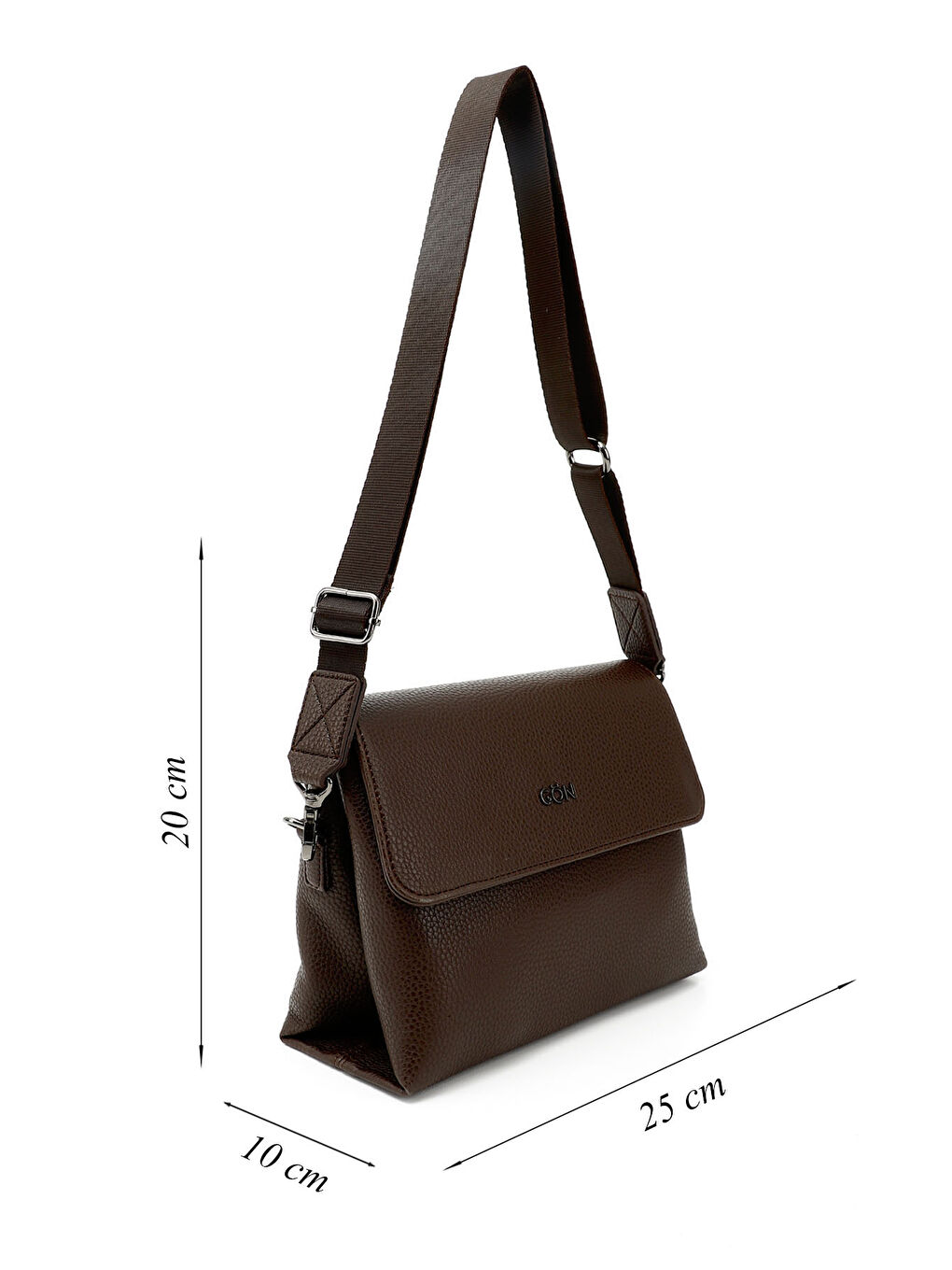 Kahverengi Kadın ÇİKOLATA KAHVE Uzun Askılı Omuz Çantası-1