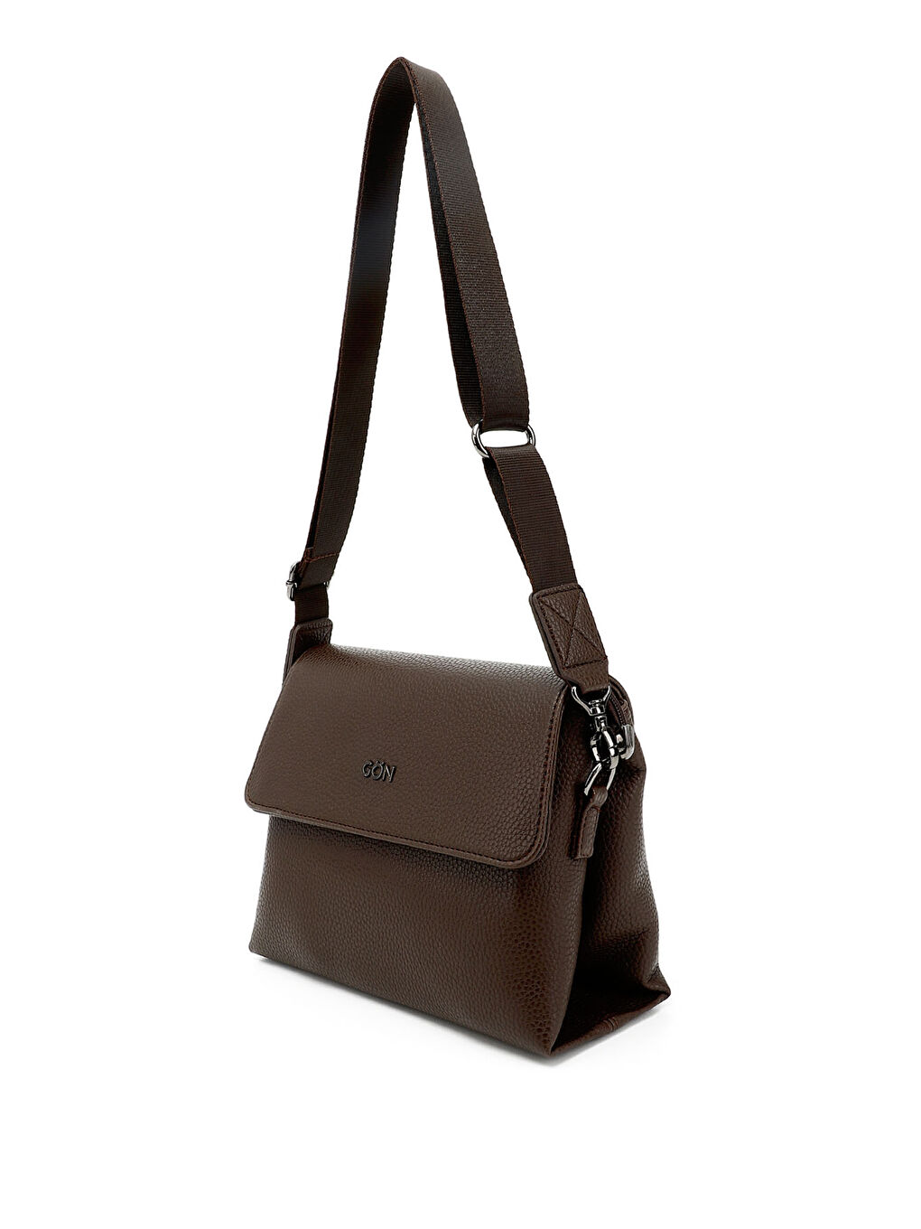 Kahverengi Kadın ÇİKOLATA KAHVE Uzun Askılı Omuz Çantası-2