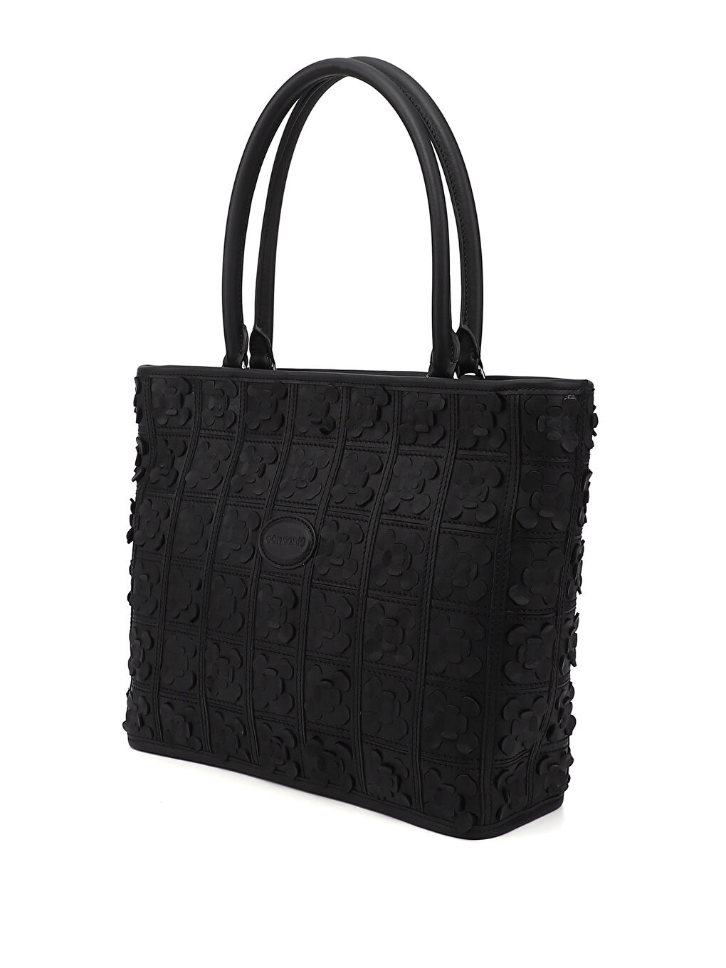 Mor Kadın ZÜMRÜT-SİYAH Hakiki Deri El ve Omuz Çantası-2