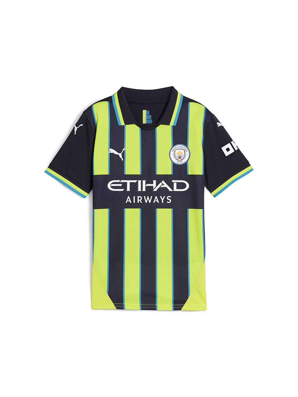 Lacivert Manchester City 24/25 Genç Deplasman Forması-5