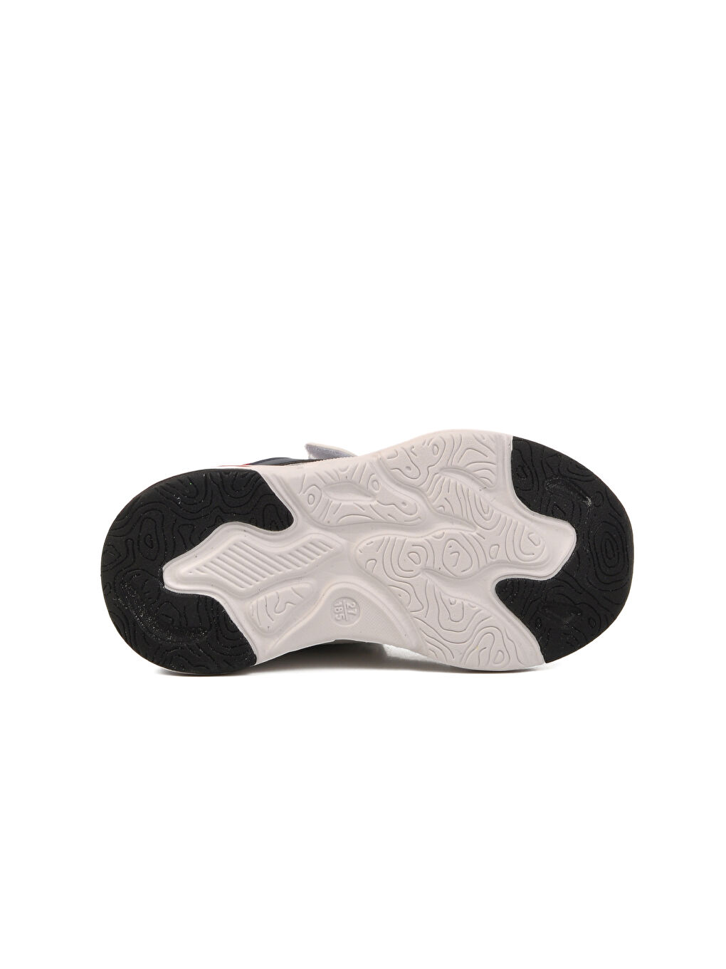 Beyaz Lacivert Cırtlı Çocuk Spor Ayakkabı Evo P-4