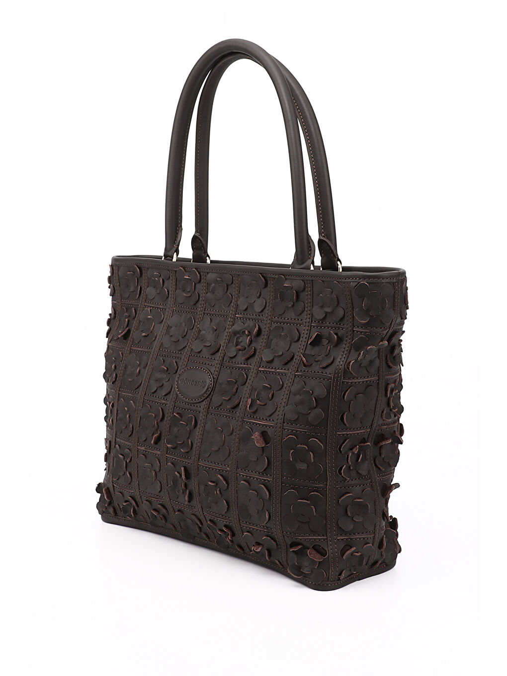 Kahverengi Kadın ÇİKOLATA KAHVE Hakiki Deri El ve Omuz Çantası-2