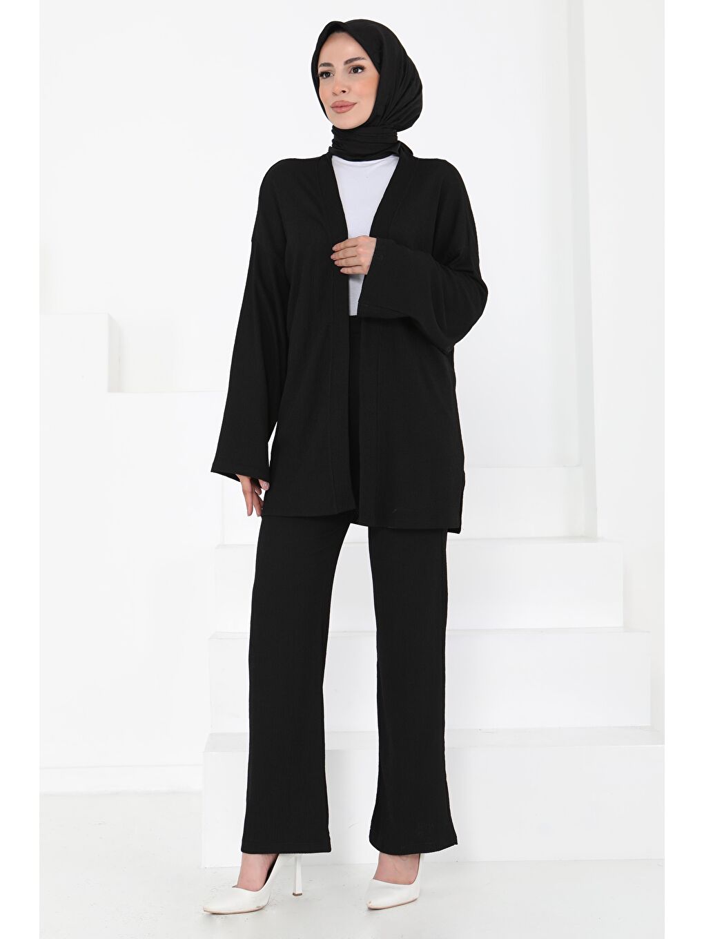 Cepli Kimono Takım Siyah - 27131-1