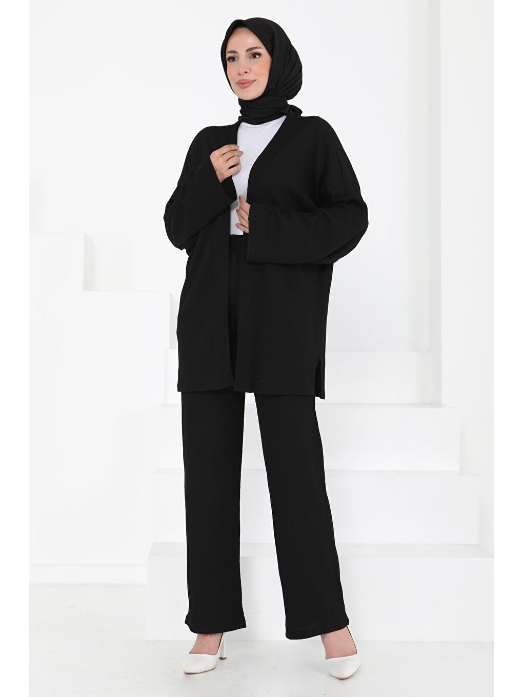 Cepli Kimono Takım Siyah - 27131-3